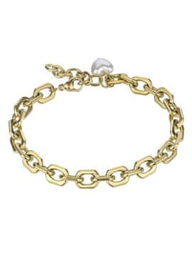 Marc Malone Pozlačena zapestnica z biseri Hattie Gold Bracelet MCB24016G