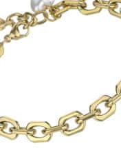 Marc Malone Pozlačena zapestnica z biseri Hattie Gold Bracelet MCB24016G