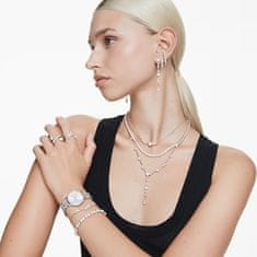 Swarovski Očarljiva ogrlica s kristalnimi biseri in cirkoni Constella 5705626