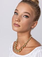 Marc Malone Masivna kroglasta ogrlica Aylin Gold Necklace MCN24006G