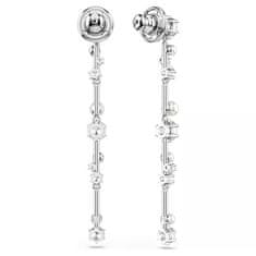 Swarovski Dolgi uhani s cirkoni in kristalnimi biseri Constella 5705614