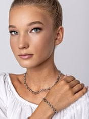Marc Malone Jeklena ogrlica za ženske Elisa Silver Necklace MCN24019S