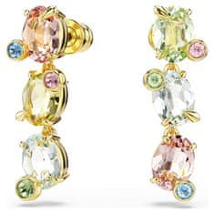 Swarovski Nezgrešljivi pozlačeni uhani Gema 5714815