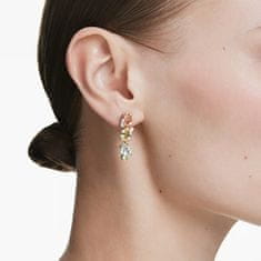 Swarovski Nezgrešljivi pozlačeni uhani Gema 5714815