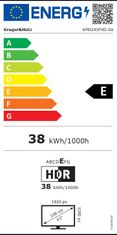 Krüger&Matz D-LED full HD WIFI pametni televizor SMART TV Google DVB-T2/T/C HEVC 43"