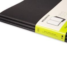 Moleskine Cahier zvezki v trdi vezavi, XXL, čisti, 3 kosi - karton