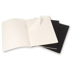 Moleskine Cahier zvezki v trdi vezavi, XXL, čisti, 3 kosi - karton