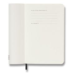 Moleskine 18-mesečni dnevnik 2025-26 - mehke platnice, S, tedenski - modri