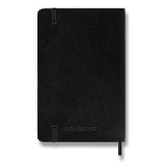 Moleskine 18-mesečni dnevnik 2025-26 - mehke platnice, S, tedenski - črn