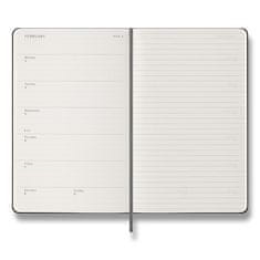 Moleskine 18-mesečni dnevnik 2025 - 26 - trda vezava, L, tedenski - rdeč
