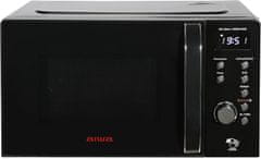 AIWA mikrovalovna pečica z žar funkcijo AMW-202DG/BK, 20 l, digitalna, 700W