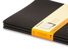 Beležnice Moleskine Cahier, XL, linirane, 3 kosi - karton