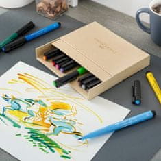 Faber-Castell Pitt Artist Pen Brush - škatla studio, 12 kosov