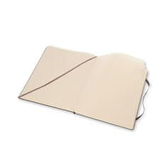 Moleskine Beležnica - trde platnice, XL, pikčasta - črna