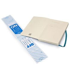 Moleskine Beležnica - mehke platnice, S, prozorna - črna