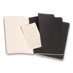 Moleskine Beležnice Cahier, L, čiste, 3 kosi - rdeča