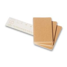 Moleskine Beležnice Cahier, S, čiste, 3 kosi - karton