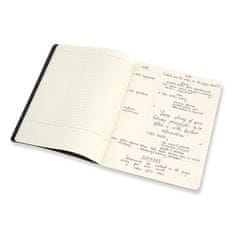 Moleskine Subject Cahier - XL, prozoren, 2 kosa, črna/vinska
