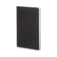 Moleskine Beležnica - trde platnice, L, s pikami - črna