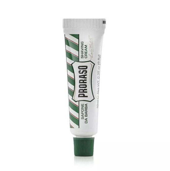 Proraso Potovalna osvežilna krema za britje Zeleni evkaliptus (krema za britje) 10 ml