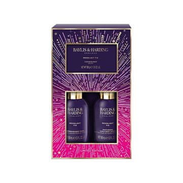 Baylis & Harding Darilni set s trdnim milom Fig & granatno jabolko 3 kosi
