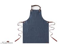 Alaskan Maker PREDPASNIK 173 – laneno platno modre barve AM173BM-U