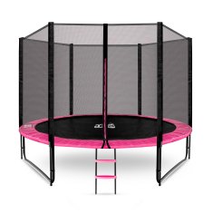 Trampolin 305 cm Roza + zaščitna mreža + lestev