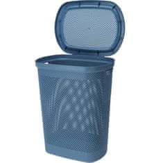 Koš za perilo s pokrovom 60 l modra KO-027100390blue
