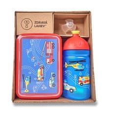 Komplet Zdrava steklenička 0,5 l in Zdrav prigrizek - reševalci