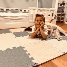 Kidkool Penasta Otroška Igralna Podloga - Pena Puzzle za na tla - Igralne podloge za dojenčke - 18 kos - 120x120 cm.