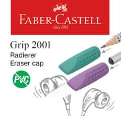 Faber-Castell guma in oprijem 2001 RollOn 2 kosa, mešanica barv