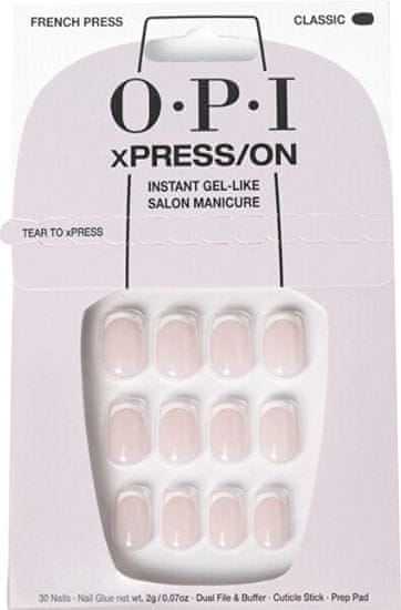 Gelirani nohti - francoska manikura xPRESS/ON (Press On Nails - French Press)
