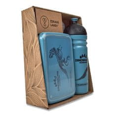 Zdravá lahev Zdrava steklenica 0,7 l in komplet prigrizkov Healthy T-Rex