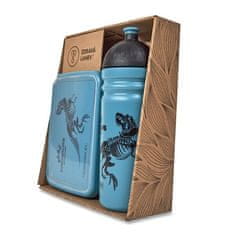 Zdravá lahev Zdrava steklenica 0,7 l in komplet prigrizkov Healthy T-Rex