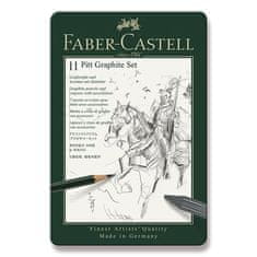 Faber-Castell Grafitni svinčnik Pitt Graphite - komplet 11 kosov