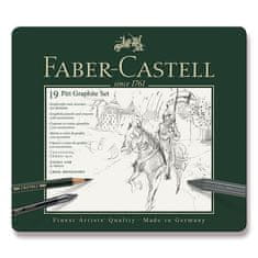 Faber-Castell Grafitni svinčnik Pitt Graphite - komplet 19 kosov