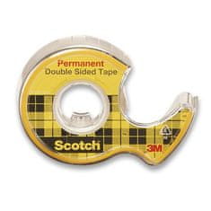 3M Scotch Double 12 mm x 6,3 m dvostranski lepilni trak