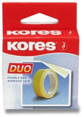 Kores Duo dvostranski lepilni trak - 15 mm × 5 m