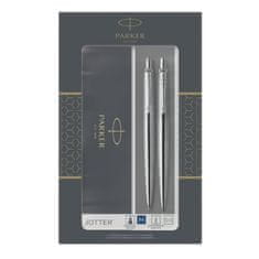 Parker Jotter iz nerjavečega jekla CT, komplet krogličnega peresa in mehanskega svinčnika