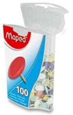Maped Barvni mapirani žebljički 100 kosov, blister