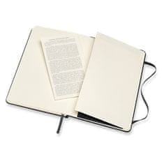 Moleskine Beležnica - trde platnice, M, prozorna - črna