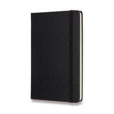 Moleskine Beležnica - trde platnice, M, prozorna - črna