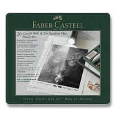 Faber-Castell Grafitni svinčnik Pitt Monochrome Graphite komplet 20 kosov
