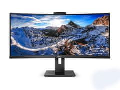 Philips 346P1CRH 34" VA WQHD 100Hz USB-C HDR400 KVM ukrivljen poslovni monitor 