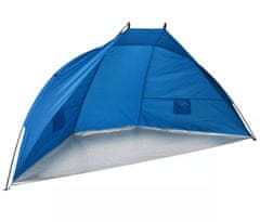 XQMAX Zložljiv plažni šotor UV50+ 270x120x120 modra KO-X61900550