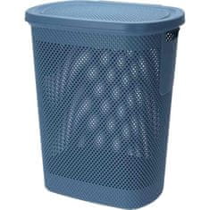 Koš za perilo s pokrovom 60 l modra KO-027100390blue