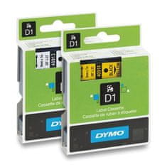 Dymo Originalni poliestrski trakovi D1 za LabelManager 9 mm x 7 m črni / rumeni