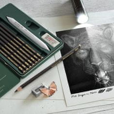 Faber-Castell Grafitni svinčnik Pitt Graphite Matt - komplet 11 kosov