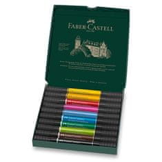 Faber-Castell Pitt umetniško pero z dvojnim markerjem, komplet 10 kosov