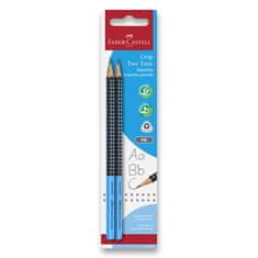 Faber-Castell Grafitni svinčnik Grip Two Tone - trdota HB, blister, mešanica barv